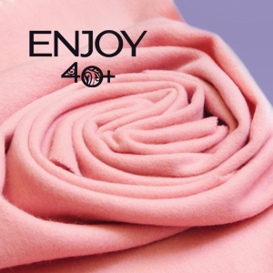 Разработка визуальных атрибутов бренда женской одежды ENJOY 40+: дизайн товарного знака, разработка фирменного стиля.
