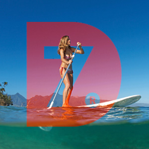 Разработка дизайна досок для SUP серфинга бренда D7.