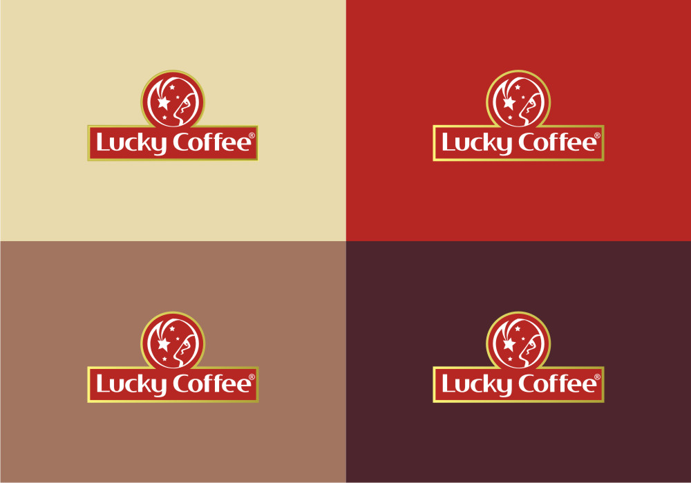 Разработка торговой марки кофе Lucky Coffee: логотип и разработка дизайна упаковки.