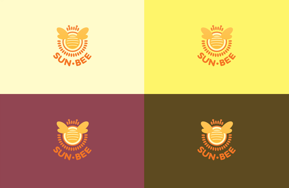 Разработка торговой марки меда Sun Bee: логотип, дизайн упаковки продукции.