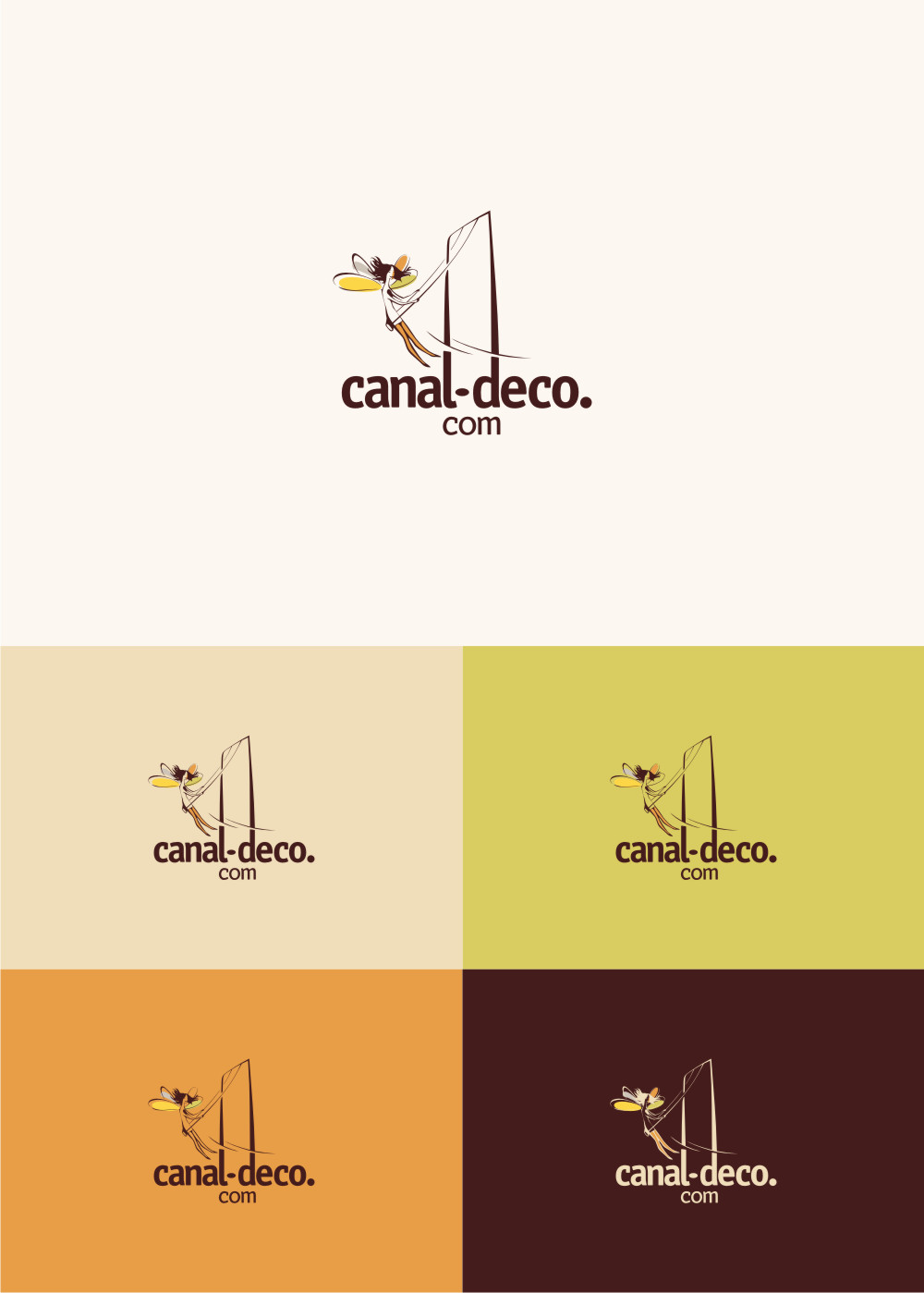 Разработка логотипа для французского интернет-магазина Canal-deco.com